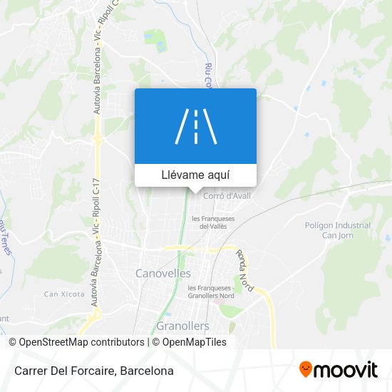Mapa Carrer Del Forcaire