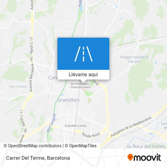 Mapa Carrer Del Terme