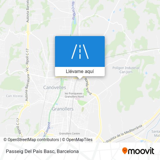 Mapa Passeig Del País Basc