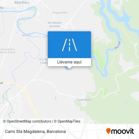 Mapa Camí Sta Magdalena