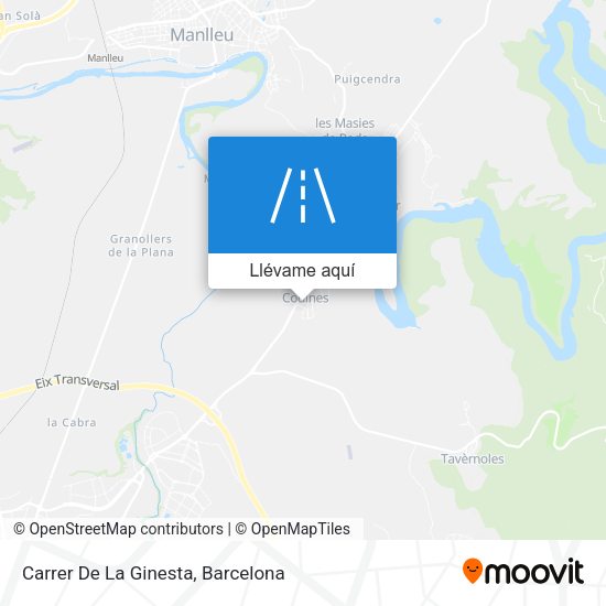 Mapa Carrer De La Ginesta