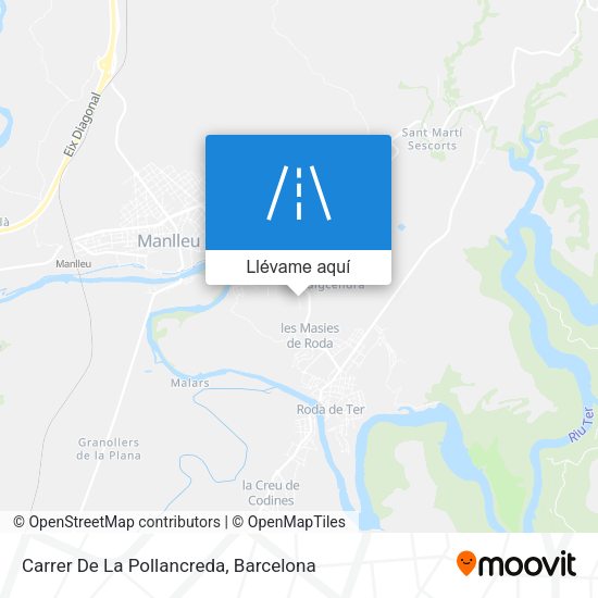 Mapa Carrer De La Pollancreda
