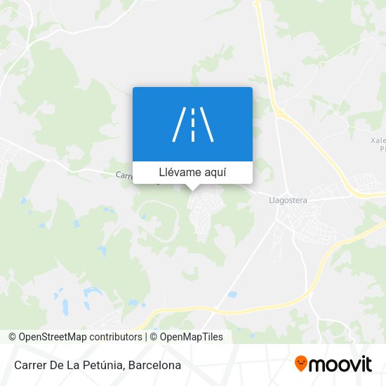 Mapa Carrer De La Petúnia
