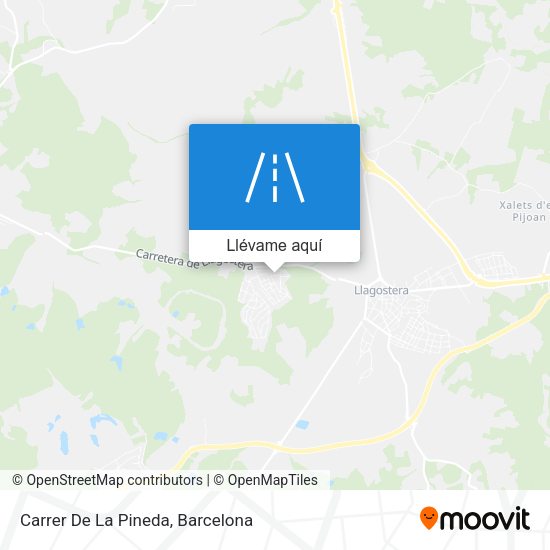 Mapa Carrer De La Pineda