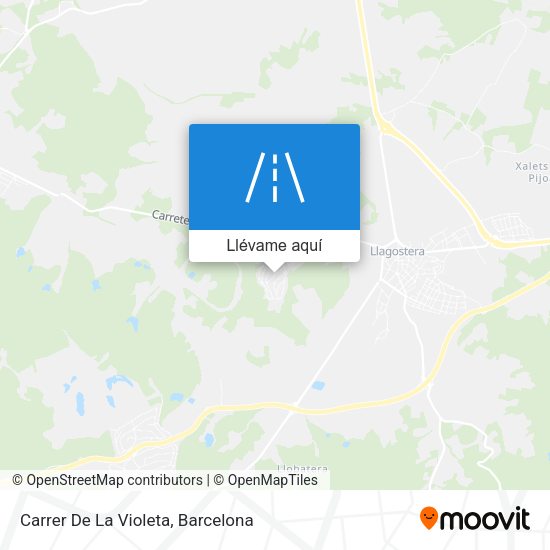 Mapa Carrer De La Violeta