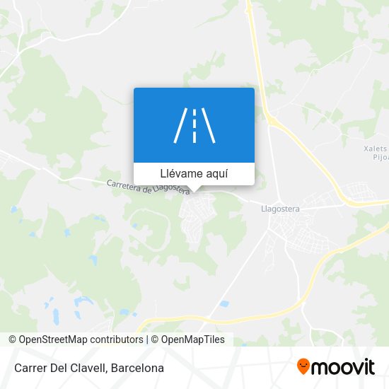 Mapa Carrer Del Clavell