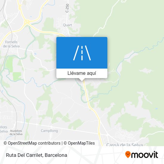 Mapa Ruta Del Carrilet