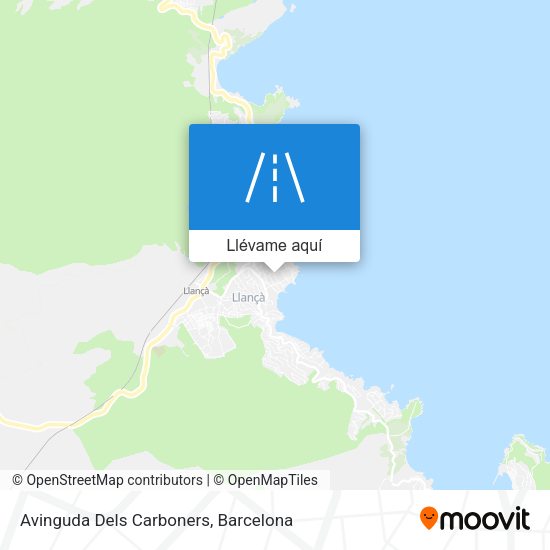 Mapa Avinguda Dels Carboners