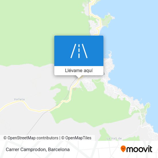 Mapa Carrer Camprodon