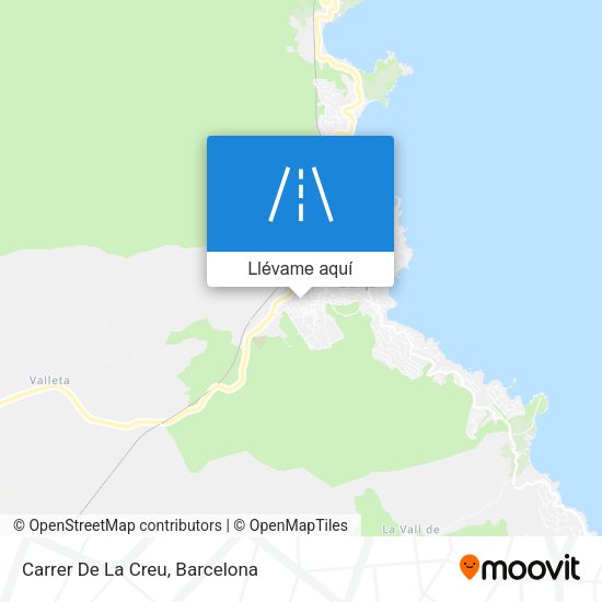 Mapa Carrer De La Creu