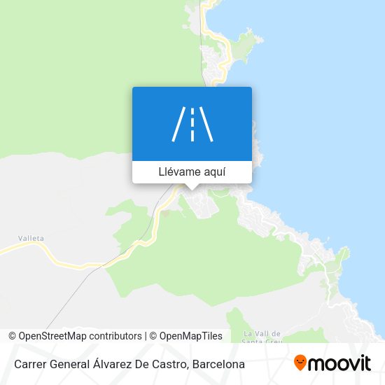 Mapa Carrer General Álvarez De Castro