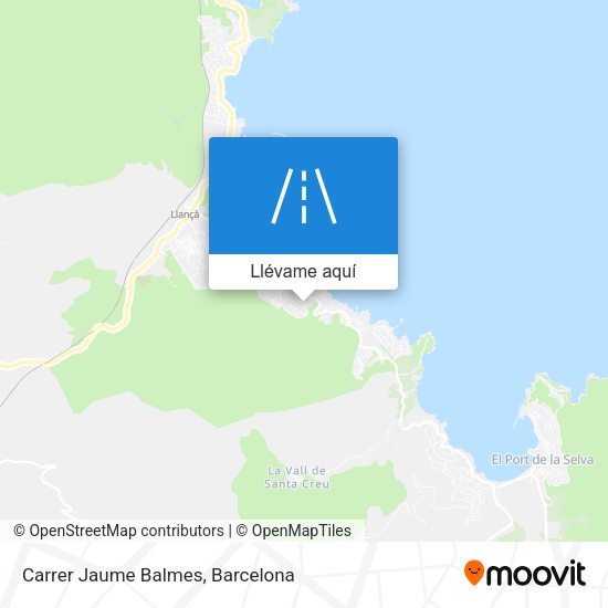 Mapa Carrer Jaume Balmes