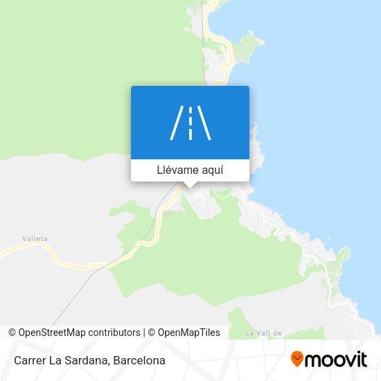 Mapa Carrer La Sardana