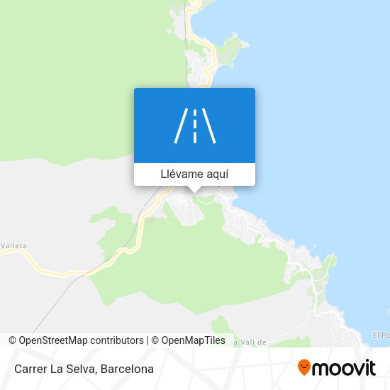 Mapa Carrer La Selva