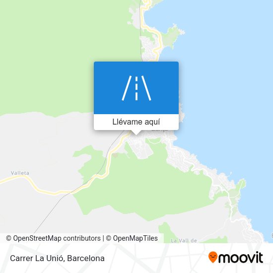 Mapa Carrer La Unió