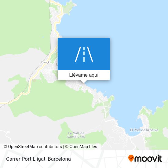 Mapa Carrer Port Lligat