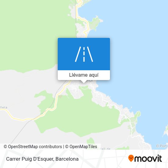 Mapa Carrer Puig D'Esquer