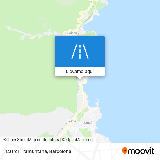 Mapa Carrer Tramuntana