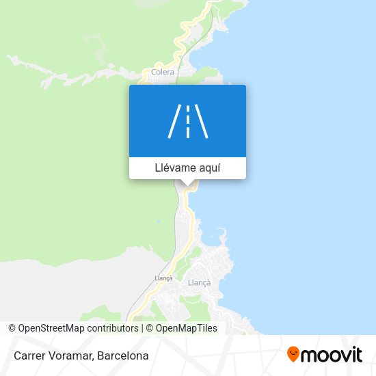 Mapa Carrer Voramar