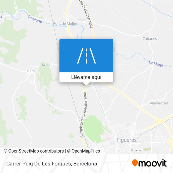 Mapa Carrer Puig De Les Forques