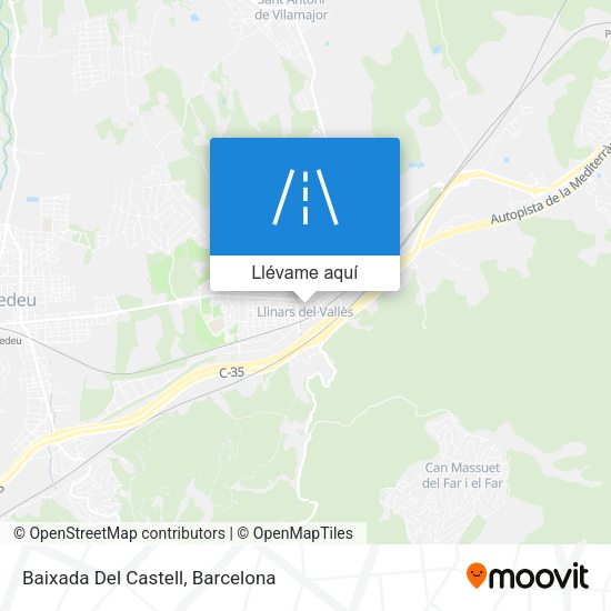 Mapa Baixada Del Castell
