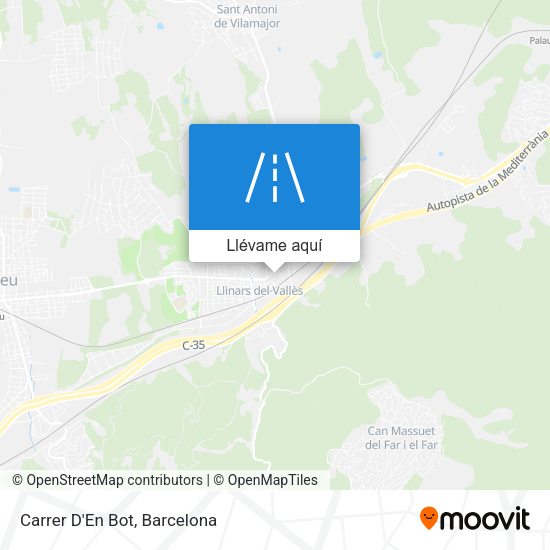 Mapa Carrer D'En Bot