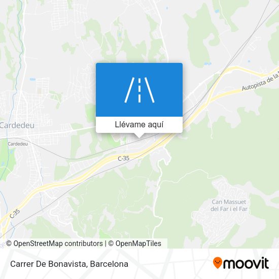 Mapa Carrer De Bonavista