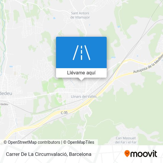Mapa Carrer De La Circumvalació