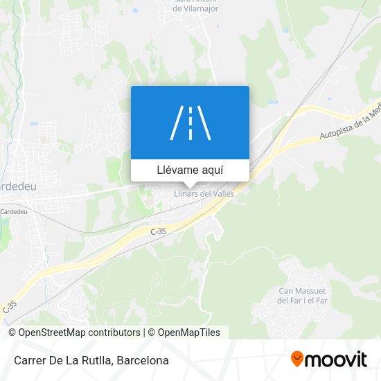 Mapa Carrer De La Rutlla