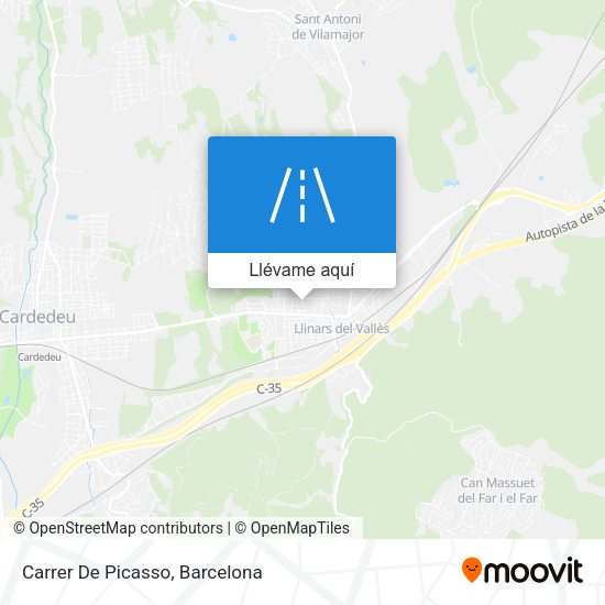 Mapa Carrer De Picasso