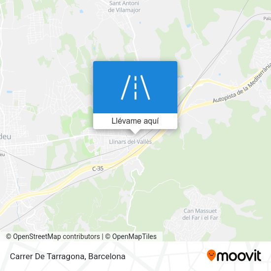 Mapa Carrer De Tarragona