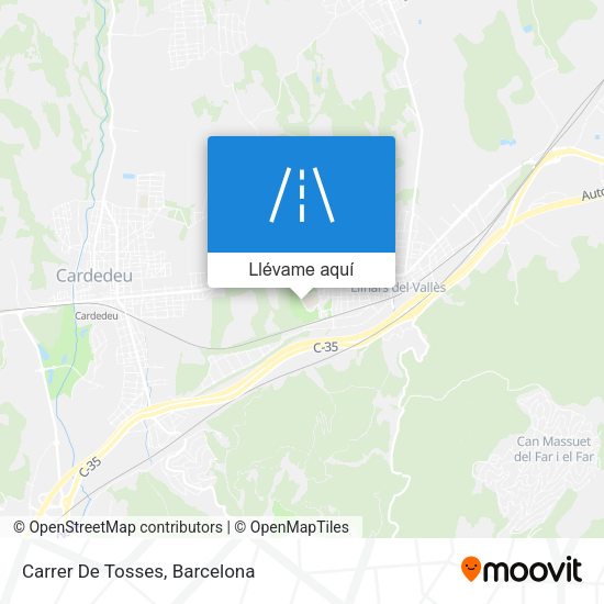 Mapa Carrer De Tosses