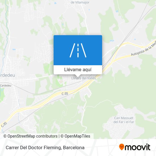 Mapa Carrer Del Doctor Fleming