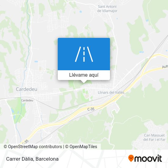 Mapa Carrer Dàlia