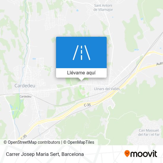 Mapa Carrer Josep Maria Sert