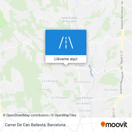 Mapa Carrer De Can Ballestà
