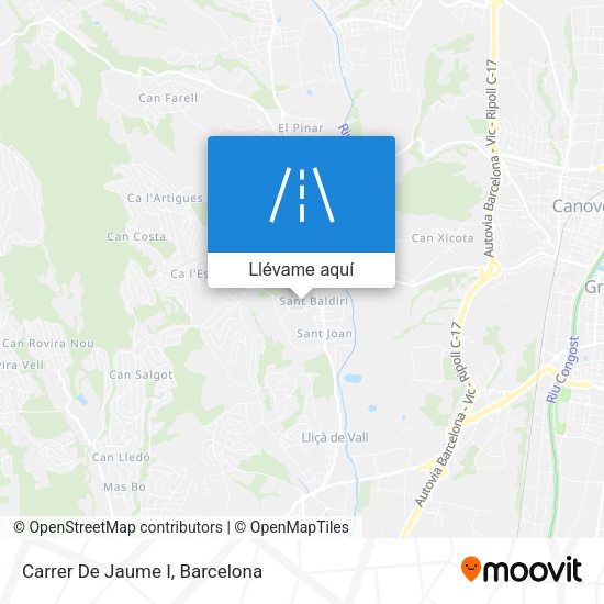Mapa Carrer De Jaume I