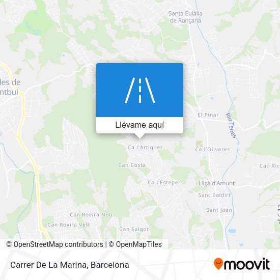 Mapa Carrer De La Marina