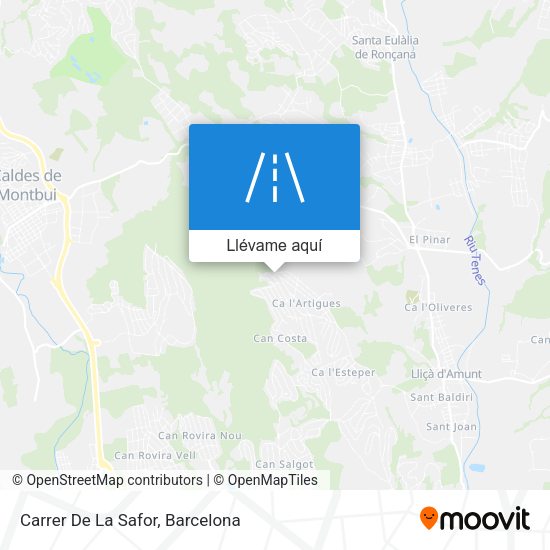 Mapa Carrer De La Safor