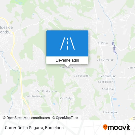 Mapa Carrer De La Segarra