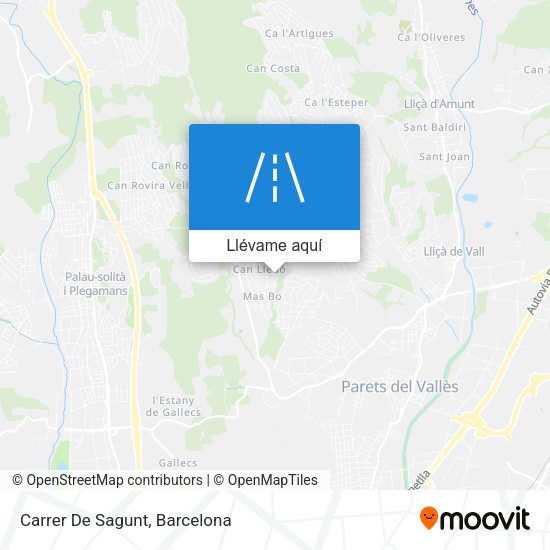 Mapa Carrer De Sagunt
