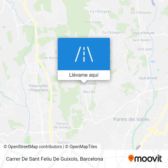Mapa Carrer De Sant Feliu De Guíxols