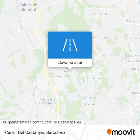Mapa Carrer Del Castanyer