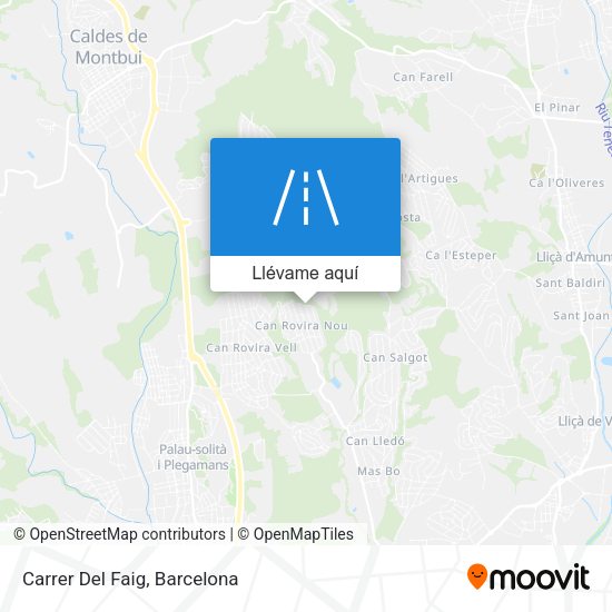 Mapa Carrer Del Faig