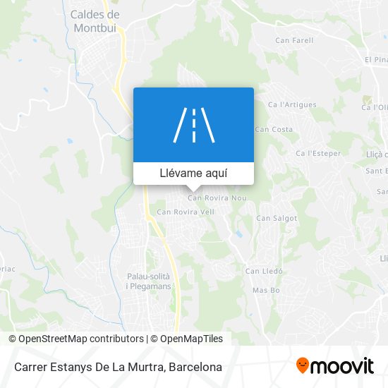 Mapa Carrer Estanys De La Murtra