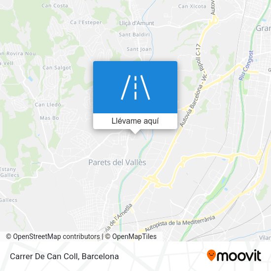 Mapa Carrer De Can Coll