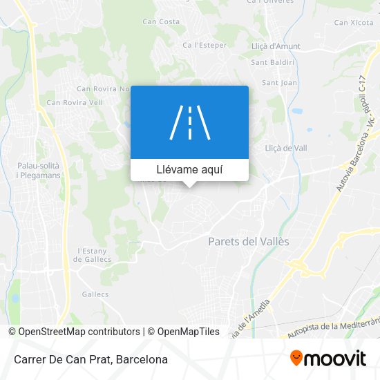 Mapa Carrer De Can Prat