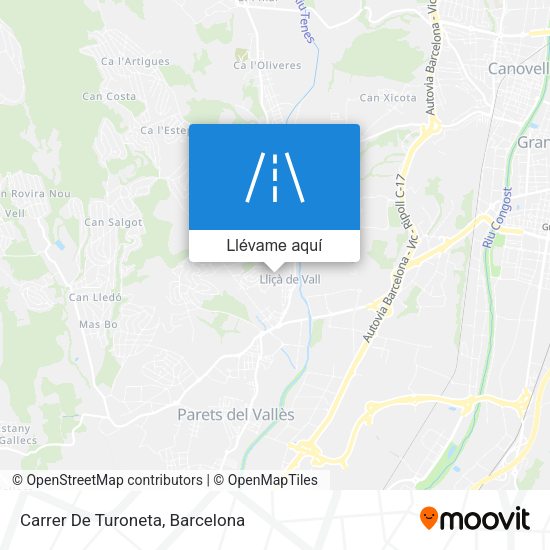 Mapa Carrer De Turoneta