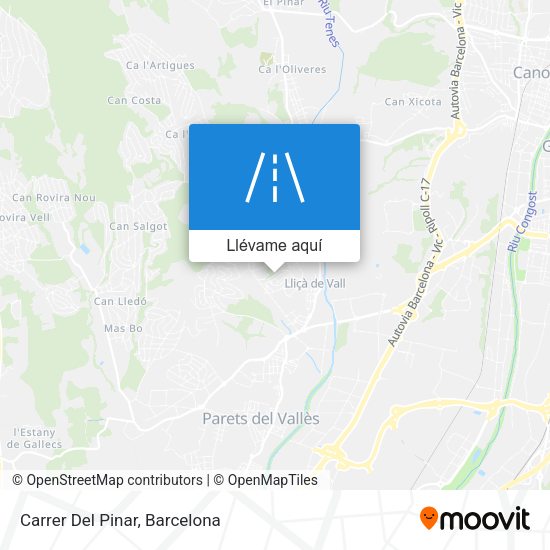 Mapa Carrer Del Pinar
