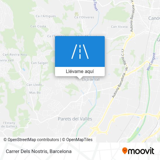 Mapa Carrer Dels Nostris